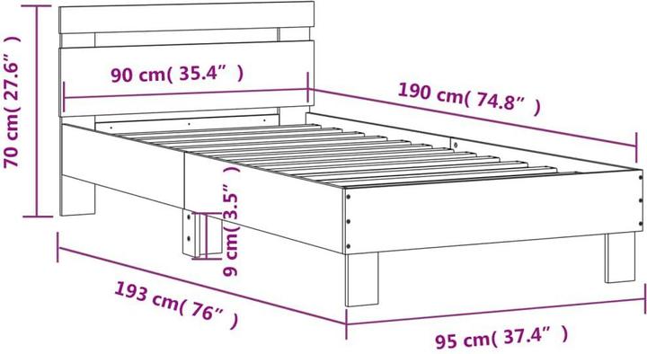 Immagine prodotto VidaXL Jarena (90 x 190 cm)