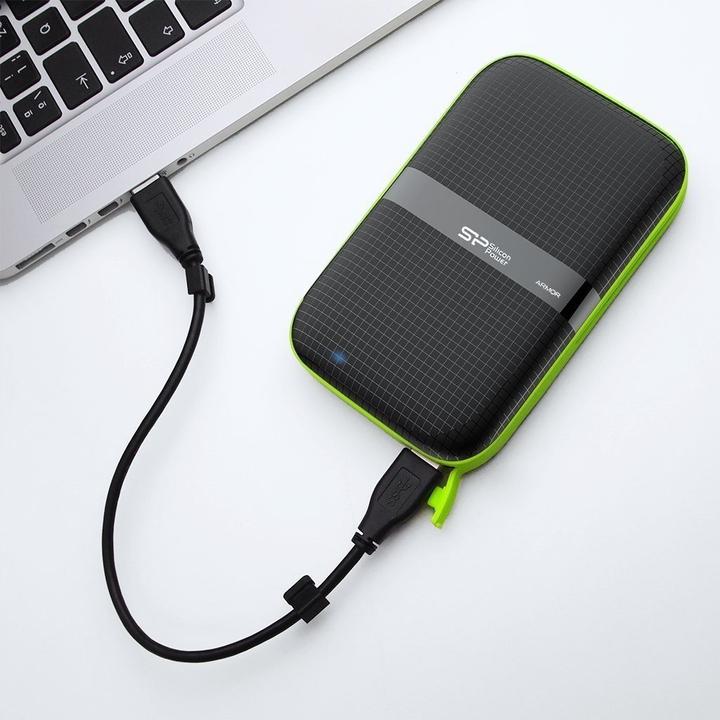 Actual product image Silicon Power Armor A60 1TB USB 3.0 2.5 SP010TBPHDA60S (1 TB)