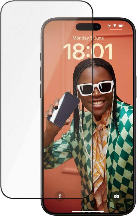 Productafbeelding PanzerGlass Keramische Bescherming voor iPhone 15 Pro Max | Ultra-Wide Fit w. EasyAligner (1 Stuk, Apple iPhone 15 Pro Max)