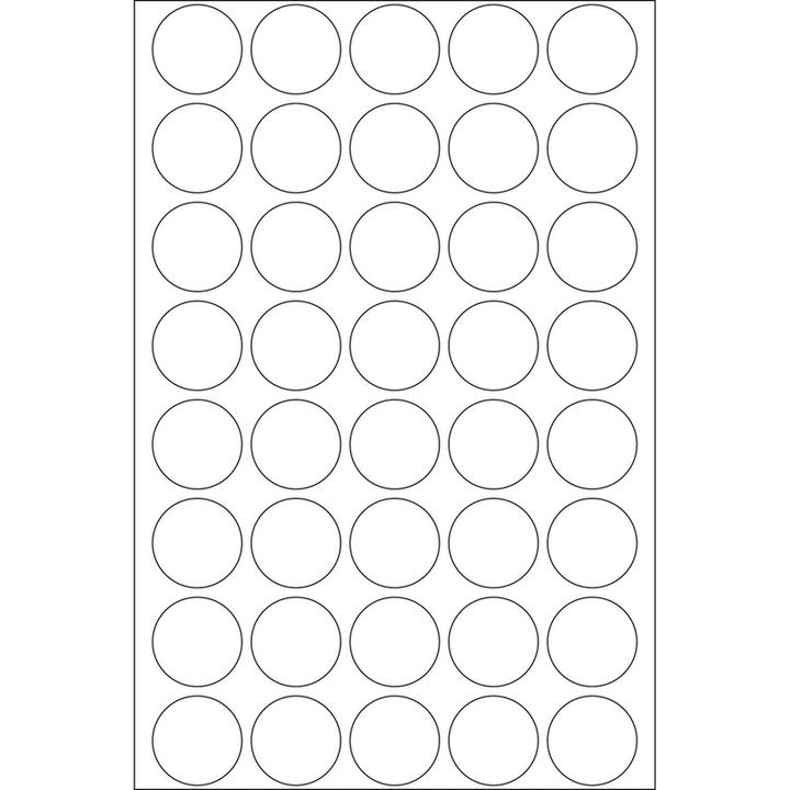 Actual product image HERMA Marking points