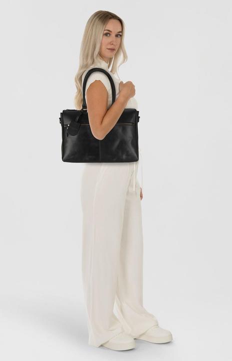 Immagine prodotto Burkely Borsa shopper On the move in pelle 40 cm con scomparto per laptop (17 l)