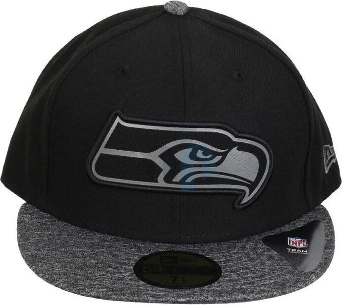 Actual product image New Era NFL - Seattle Seahawks - Grey Collection 59Fifty Cap Black 7 (56)