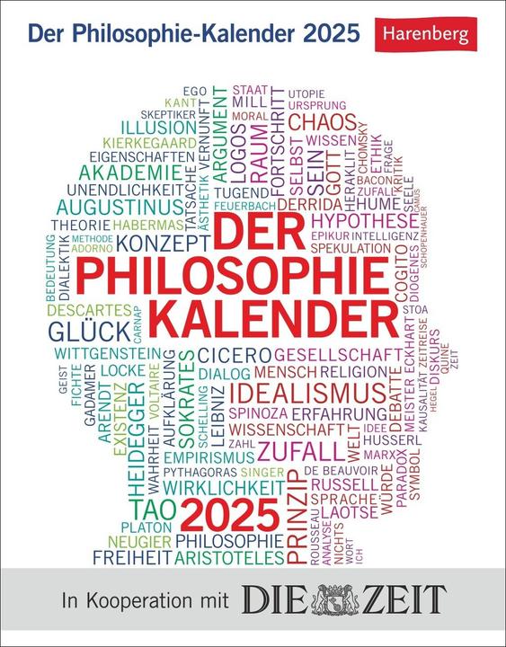 Actual product image Harenberg The philosophy calendar daily tear-off calendar 2025 (German)