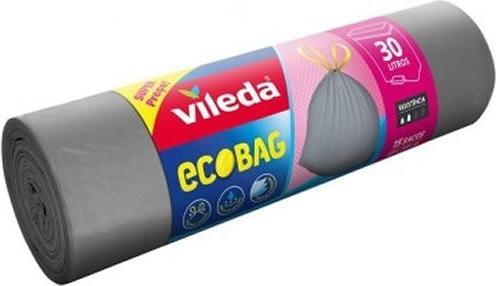 Produktbild Vileda Müllbeutel SUPER+ 30,0 l grau, 15 St. (15 x, 30 l)