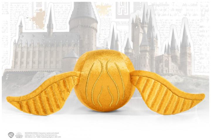 Produktbild Noble Collection Harry Potter oreiller avec peluche Quidditch Crest & Vif d'or (36 cm)