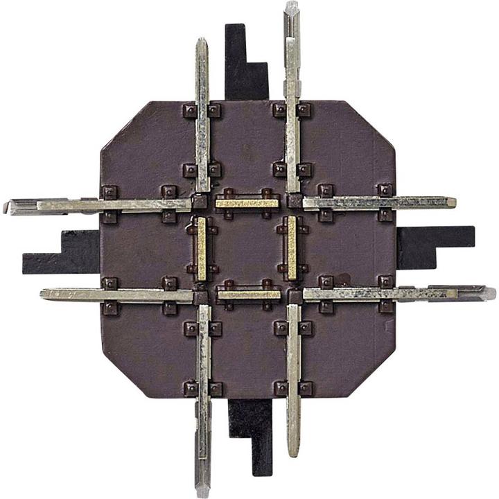 Busch H0f light railroad track 12340 cross (Track H0)