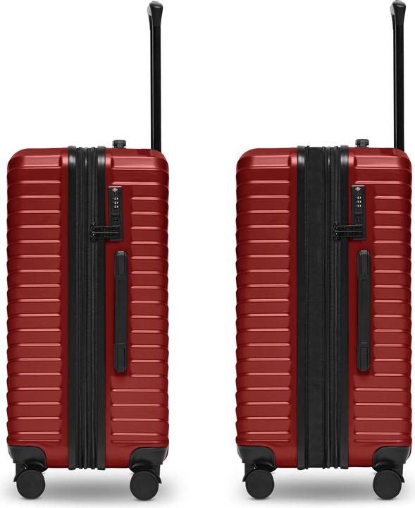 Actual product image Redolz Essentials 18 4-wheel suitcase set 3-piece with stretch fold (226 l, XL (from 140l))