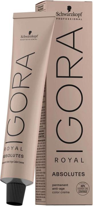 Schwarzkopf Professional Igora Royal Absolutes 7-10 Mittelblond Cendré Natur (7-10 Mittelblond Cendré Natur)