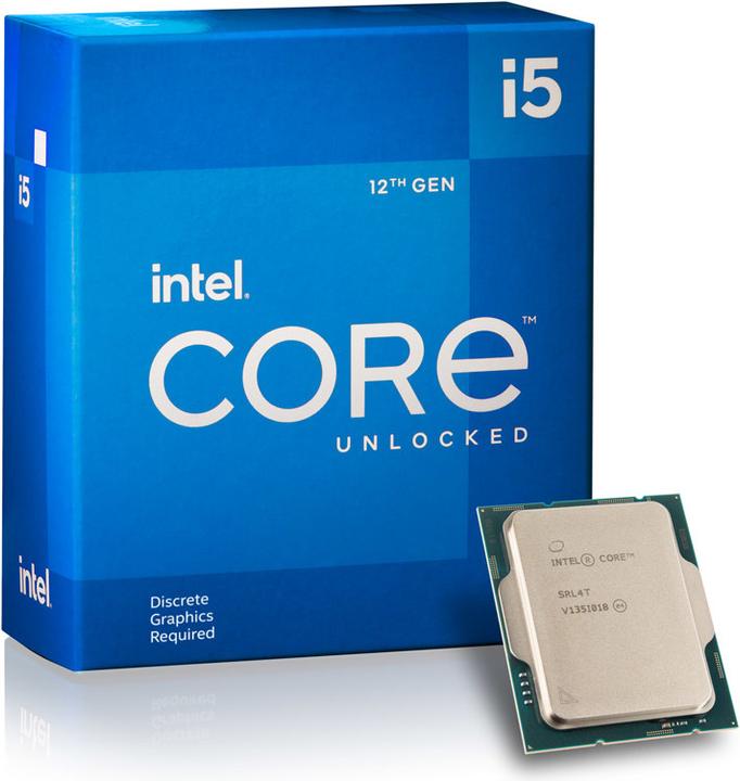 Actual product image Intel Core i5 12600KF (LGA 1700, 4.90 GHz, 10 -Core)