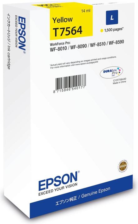Produktbild Epson T7564 (Y)