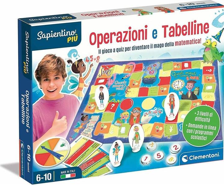 Immagine prodotto Clementoni Operazione e Tabelline IT