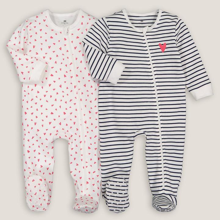Produktbild La Redoute Collections 2er-Pack bedruckte Strampler aus Baumwolle (45)
