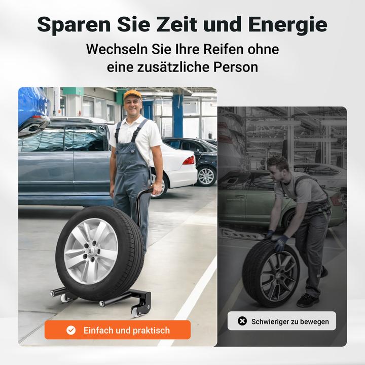 Produktbild XPOtool Reifenmontagewagen 250 kg Radheber 17-56,5 cm (6,5-22,5") Radmontage