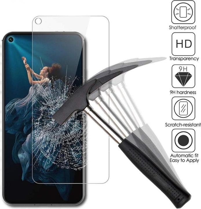 Produktbild Screenguard Honor 20 Panzerglas Schutzfolie Case Friendly Design (1 Stück, Honor 20)