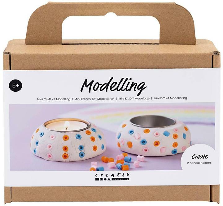 Produktbild Creativ Company Bastelset Modellieren Teelichthalter