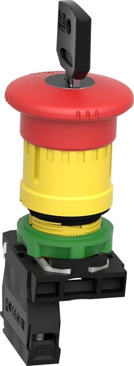 Produktbild Schneider Electric Emergency Stop 40mm Key Release Red 1NC