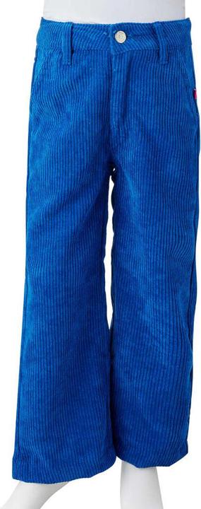 Produktbild VidaXL Kinderhose Cord Kobaltblau 128,Material: 90 % Polyester. 7 (128)