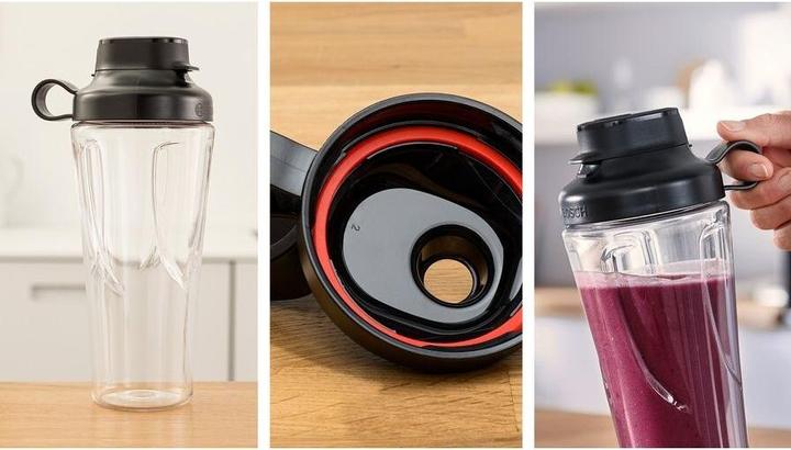 Actual product image Bosch Hausgeräte MMB2111M VitaPower Blender, 450 W, Stainless Steel (450 W)