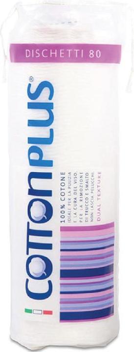 Cotton Plus Makeup Remover Discs 80 Count (Reinigungstücher)