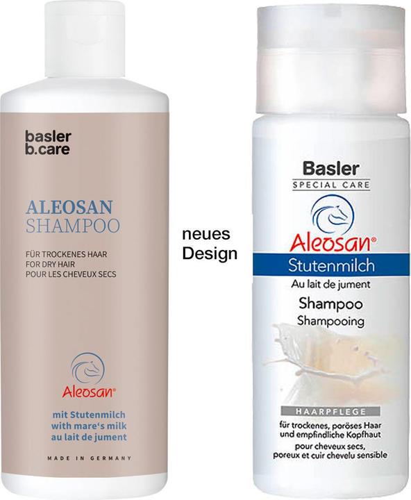 Image du produit Basler Shampooing au lait de jument Aleosan (200 ml, Shampoing liquide)