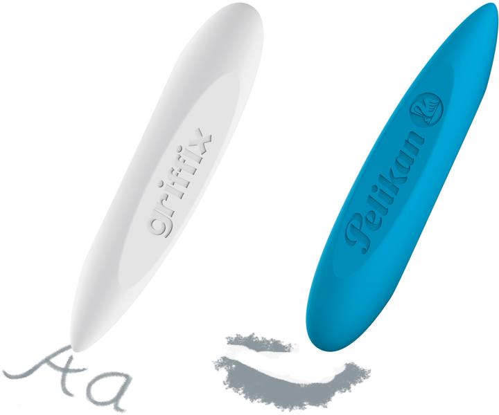 Produktbild Pelikan Radierer 2ST Griffix blau/weiss