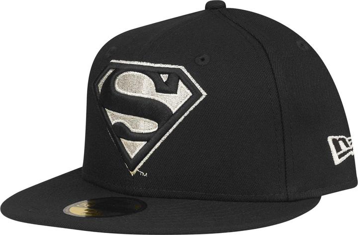 New Era 59Fifty Fitted Cap - SUPERMAN schwarz - 7 7/8 (7 7/8)