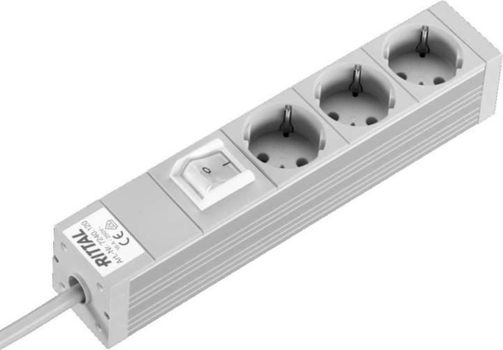 Actual product image Rittal Power strip (rack (3 x, CEE 7/3, 2 m)