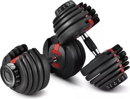 Gym Universe Verstellbare Kurzhanteln (1 x 5 kg - 40 kg)