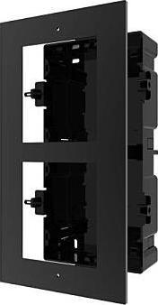 Actual product image Hikvision DS-KD-ACF2/Black Door station flush-mounted frame, 2-gang
