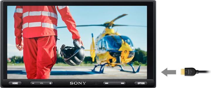 Actual product image Sony XAV-AX5650 (Android car, Apple Carplay)
