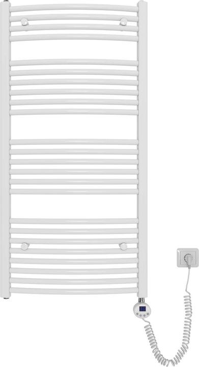 Produktbild Emke Elektrischer Badheizkörper, Badheizung Elektrisch, Weiss 120x60cm 600W (600 W)
