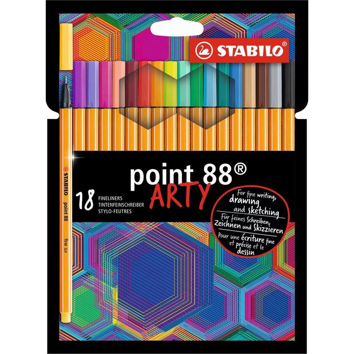 Image du produit STABILO Point 88 (Multicolore, 18 x)