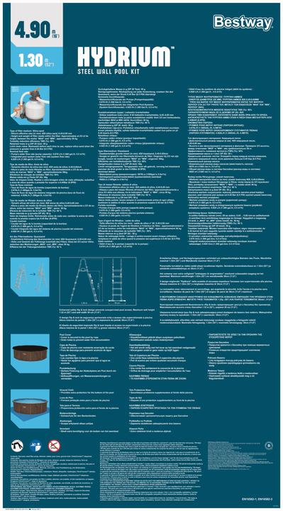 Actual product image Bestway Hydrium Pool Set130cm (Ø 488 x 130 cm)