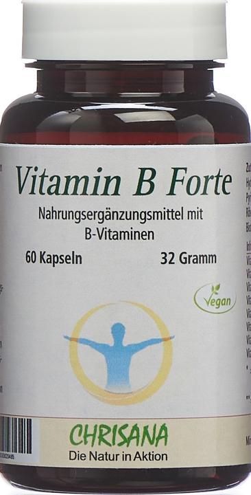 Actual product image Chrisana Vitamin B Forte Kapsel (60 Piece, Capsules, 57 g)