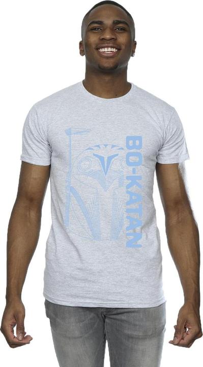 Actual product image Star Wars Mens The Mandalorian Bo Katan Helm T-Shirt (3XL)