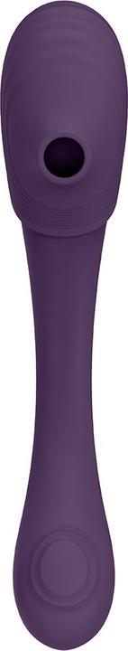 Actual product image Shots Mirai - Double Ended Pulse Wave & Air Wave Bendable Vibrator - Tester