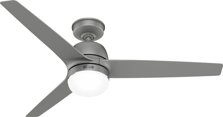 Actual product image Hunter Fans Outdoor Deckenventilator Seawave Silber mit Licht (45.70 dB)