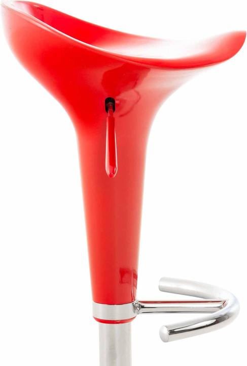 Produktbild CLP 2er Set Barhocker Saddle, rot