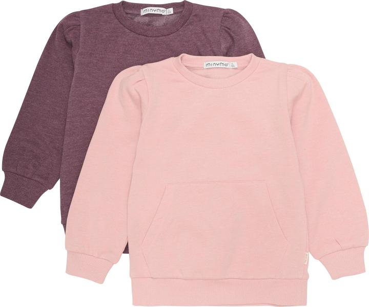 Produktbild Minymo Langarmshirt 2er-Set Misty Rose Gr. 104 (104)