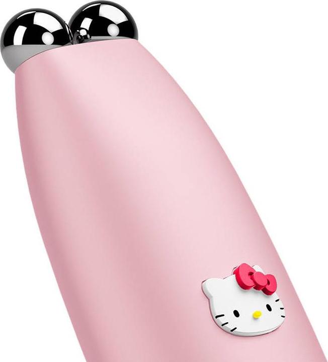 Actual product image Konjac Sponge Urządzenie do mikroprądowego liftingu twarzy 6w1 Geske z Aplikacją (Hello Kitty różowy)