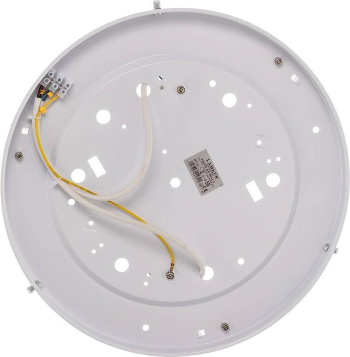Image du produit Lamkur Plafonnier Jaris, verre bombé, Ø 36 cm, blanc (E27)