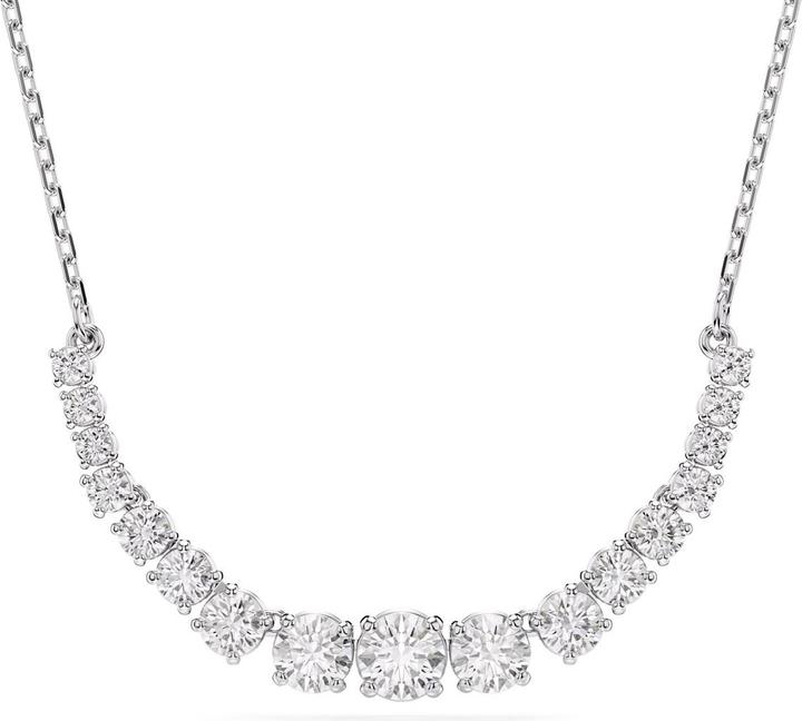 Immagine prodotto Swarovski Matrix Halskette Rundschliffe im Farbverlauf Weiss (Metallo Swarovski)