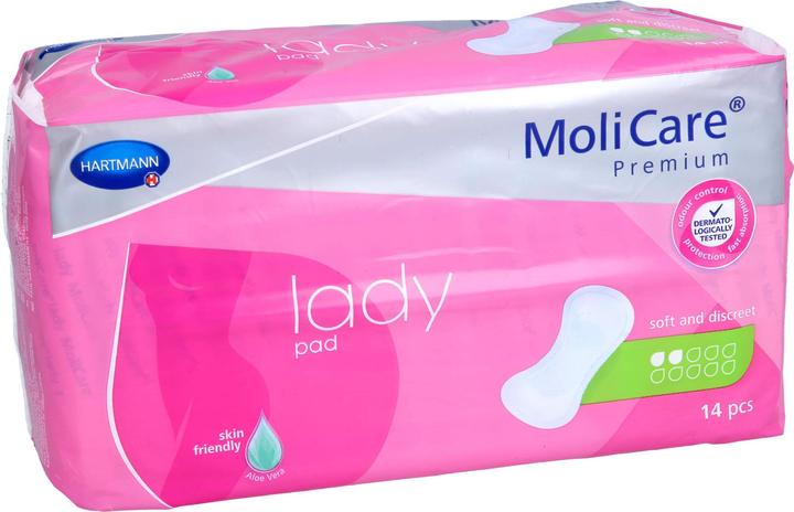 MoliCare Lady Pad 2 Inkontinenz Einlage (14 x, M)