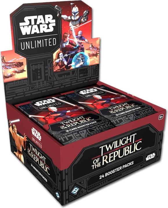 FFG Star Wars Illimitato Il Crepuscolo della Repubblica (Inglese, Display del booster)