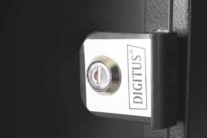 Produktbild Digitus 10" 9HE Wandgehäuse, SOHO PRO 457 x 316 x 298 mm, schwarz (9 HE, 10 Zoll Rack)