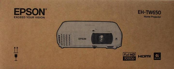 Image du produit Epson Eh-Tw650 (Full HD, 3100 lm, 1.02 - 1.23:1)