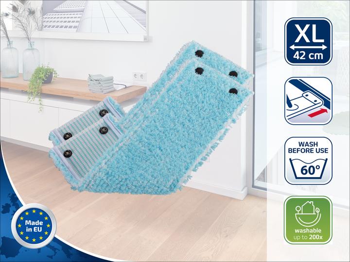 Produktbild Leifheit Wischbezug CLEAN TWIST XL / Combi XL super soft 2er (2 Stk.)