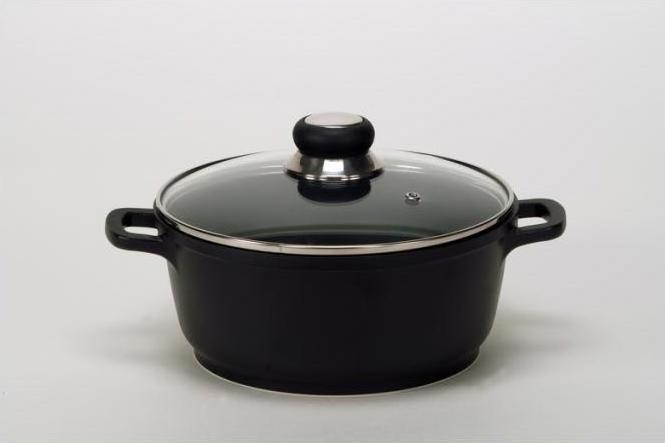 Produktbild Krüger Fleischtopf Delta 1,3 l Ø16cm Aluguss (16 cm, Kochtopf, Aluminiumguss)