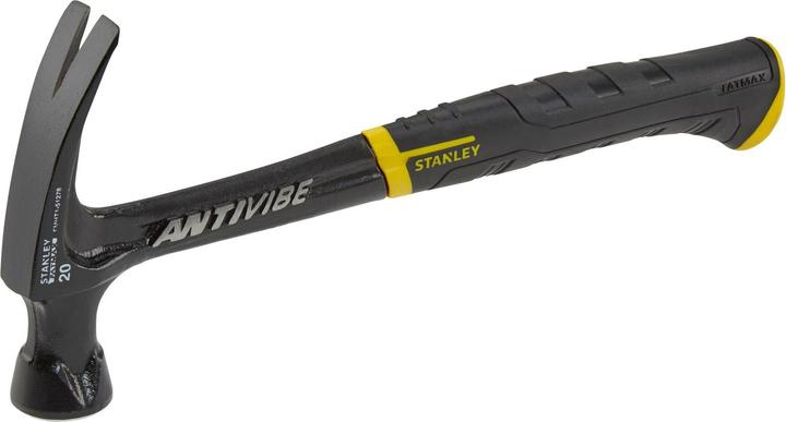 Produktbild Stanley FatMax Antivibe flache Klauenhammer (567 g Kopfgewicht, 340 mm Länge, weicher Handgriff, Sti (798 g)