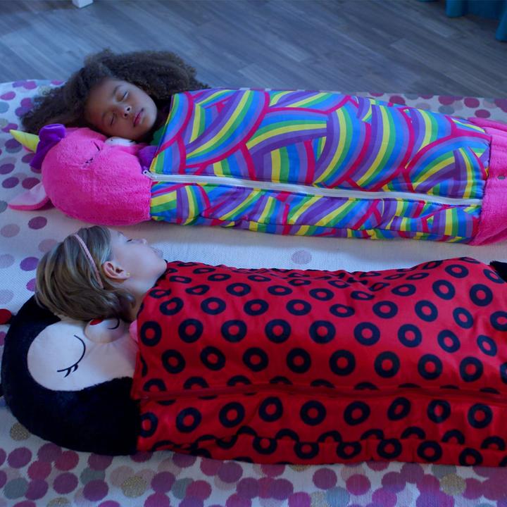 Actual product image Happy Nappers Nappers Cat pink | Large 6-12 years | Play - cuddle - sleep | Children's sleeping bag (137 cm)